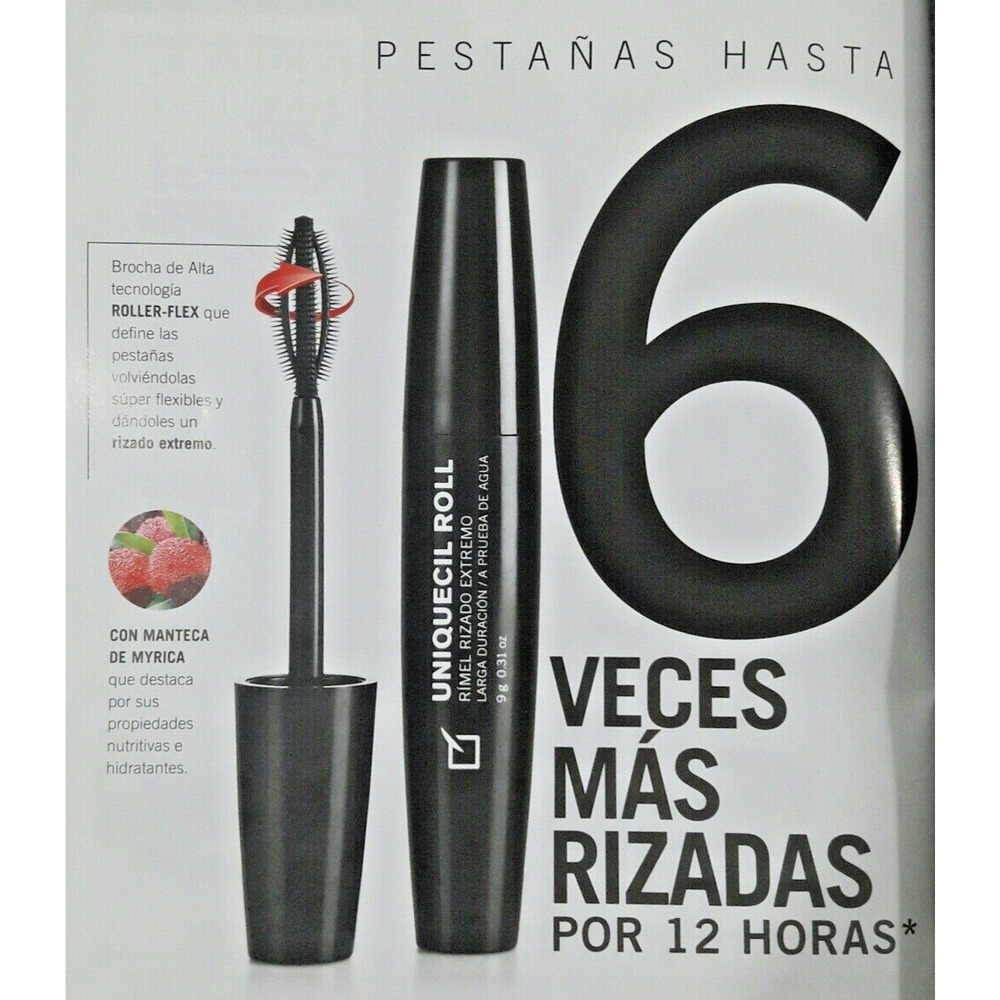 Yanbal Uniquecil Extreme Curling Black / Mascara Rizado Extremo a Prueba de Agua